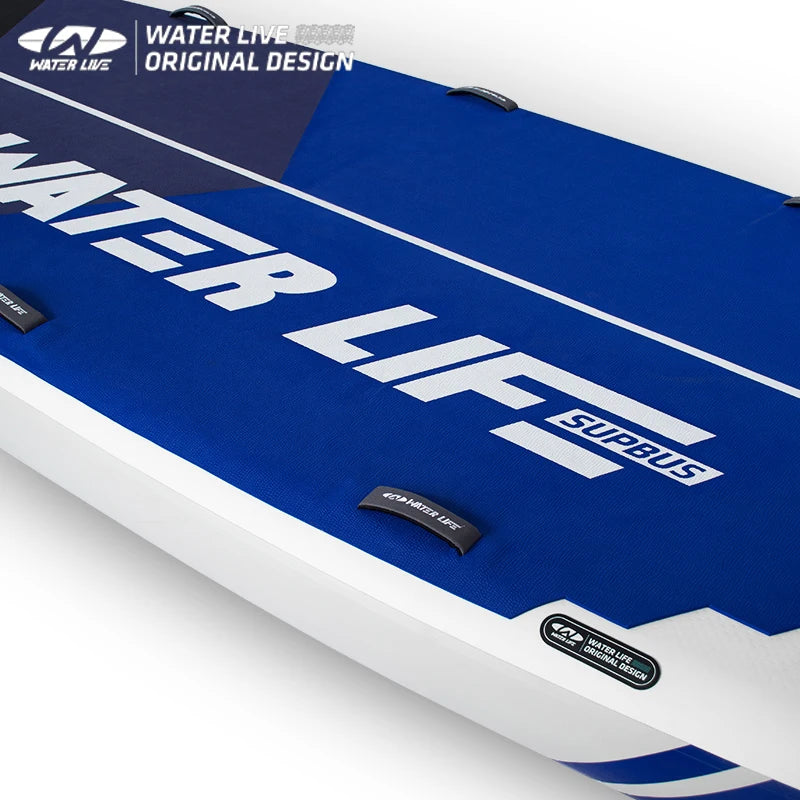 WATER LIVE Monster Team Surfboard Standing Up Competition Water Sports SUP Swimming Pulp Race Board Surfing Sets 457x142x20cm