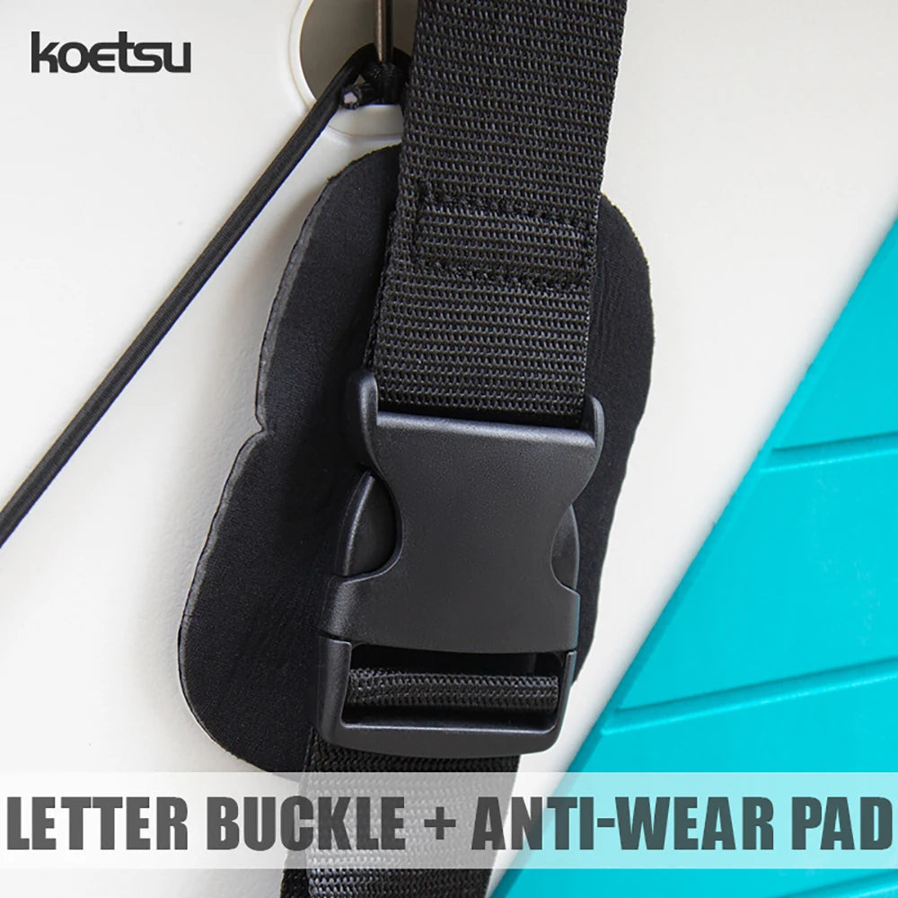 KOETSU Adjustable SUP Paddle Board Shoulder Strap - Comfortable Surfboard Carrying Belt - Ideal Transport Accessory