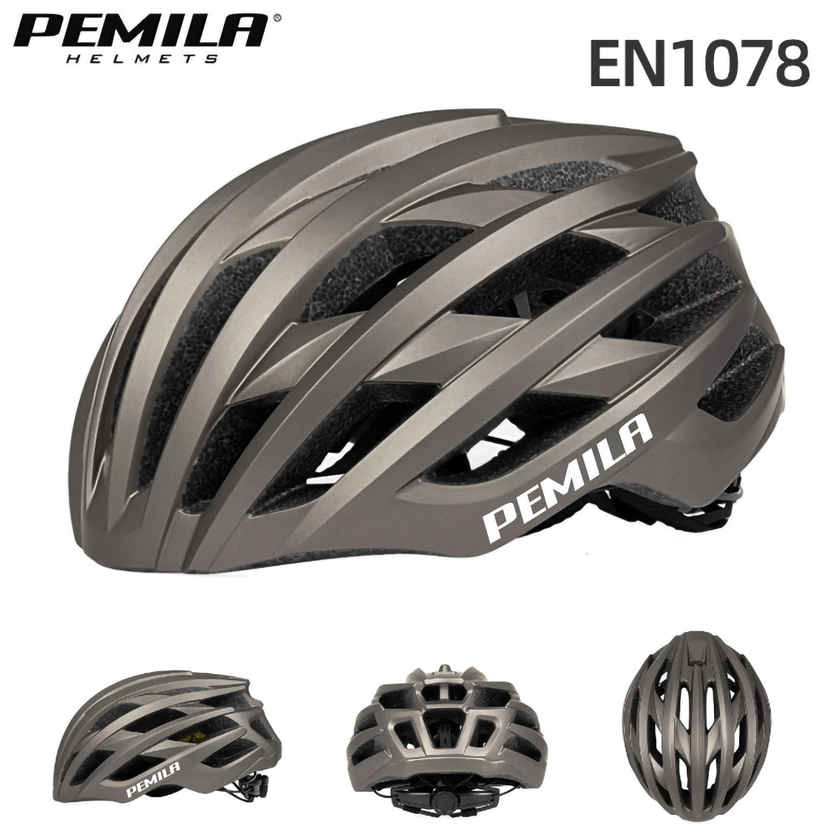 PEMILA New Ultralight Cycling Helmet Road Mtb Cycling Helmet Safety Cap Racing Bike Equipments Women Men In-Mold Bicycle Helmet