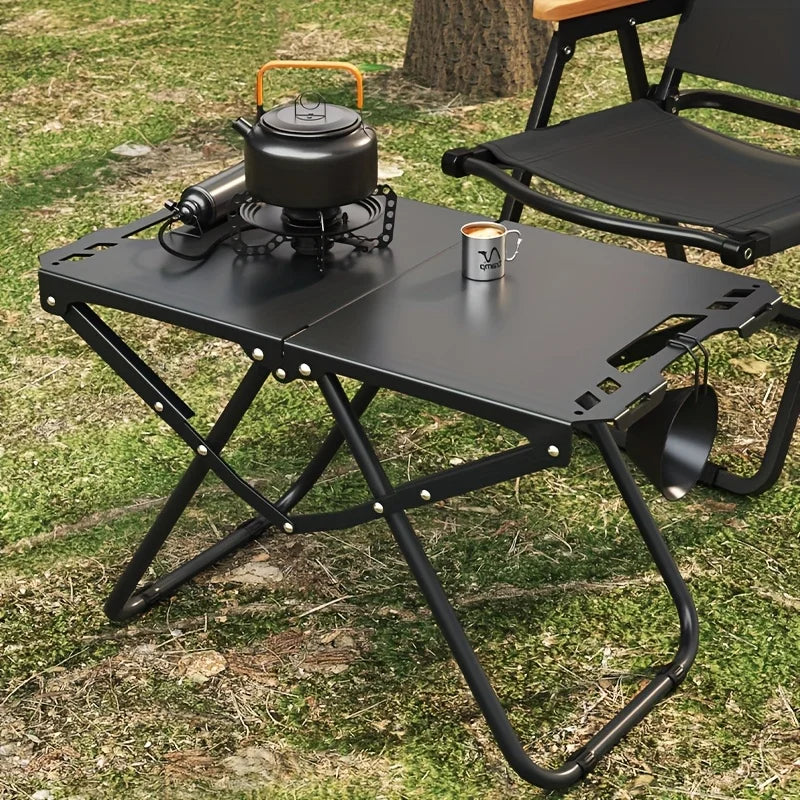 Camping Folding Table for Practical Use Outdoors, Space-Saving Design, High Load Capacity, Lightweight Folding Picnic Table