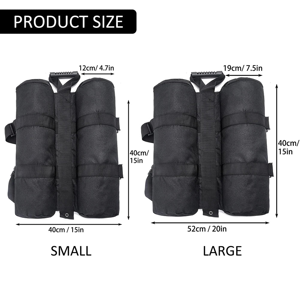 Plus Size Canopy Weights Sand Bags Oxford Cloth Portable Windproof Fixing Sandbag for Instant Outdoor Sun Shelter Patio Umbrella