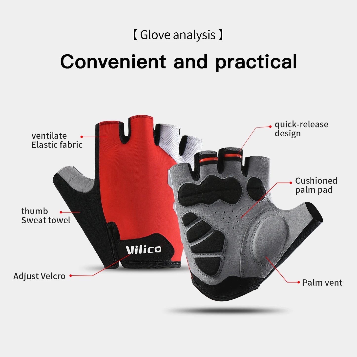 Half Finger Cycling Gloves