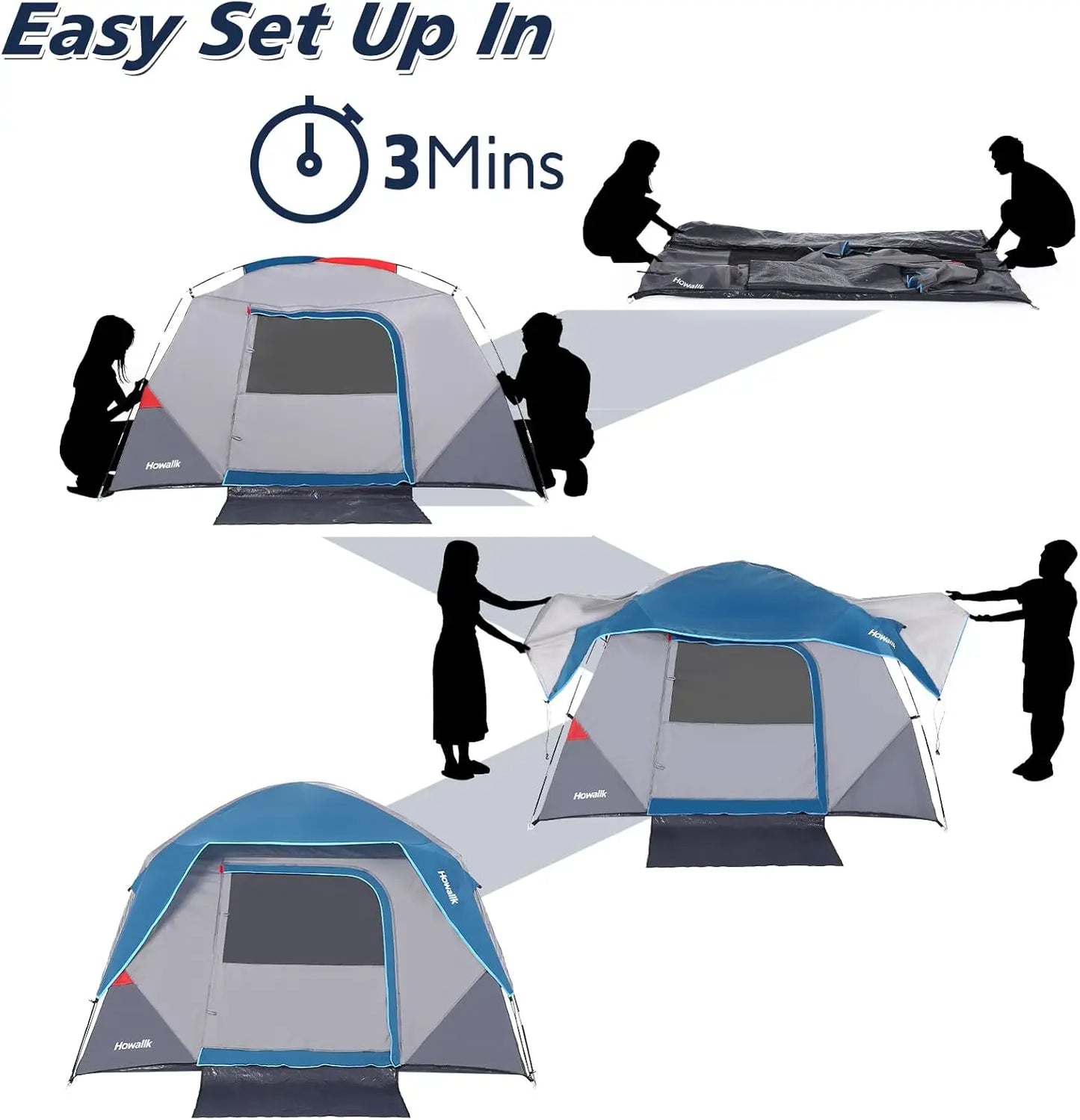 Easy Set Up Outdoor Camping Tent