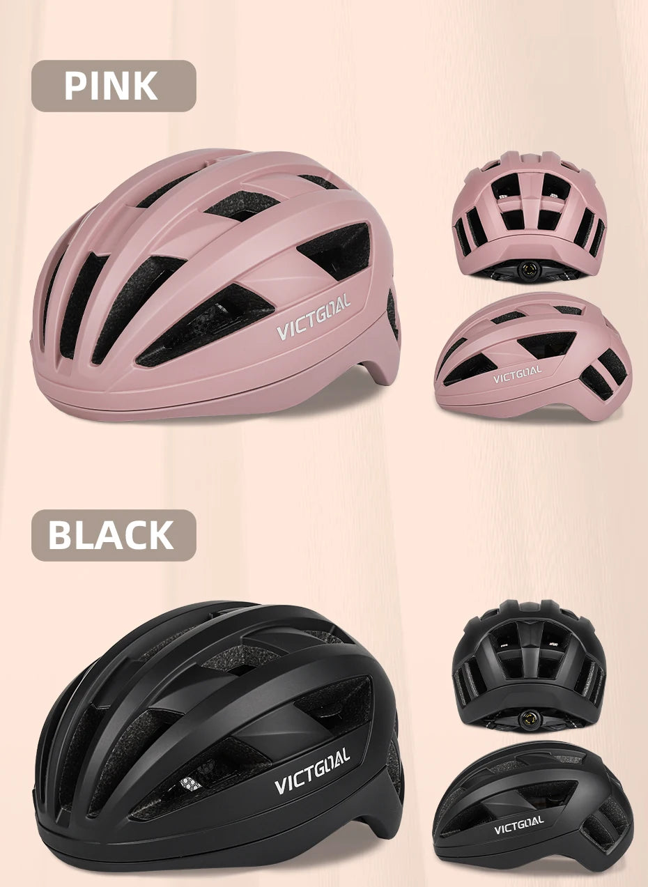 VICTGOAL Cycling Helmet One-piece MTB Road Bike Mountain Bike Helmet Scooter Ultralight Adjustable Helmet