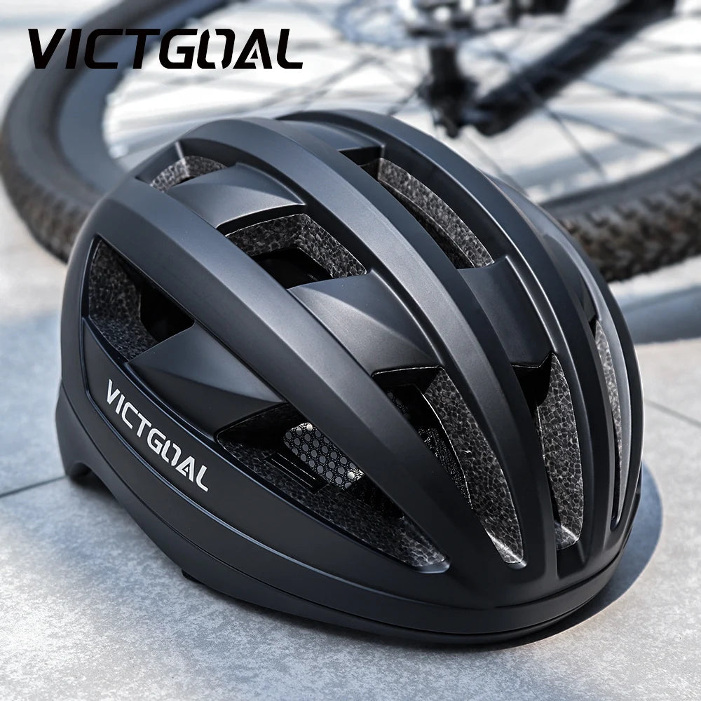 VICTGOAL Cycling Helmet One-piece MTB Road Bike Mountain Bike Helmet Scooter Ultralight Adjustable Helmet