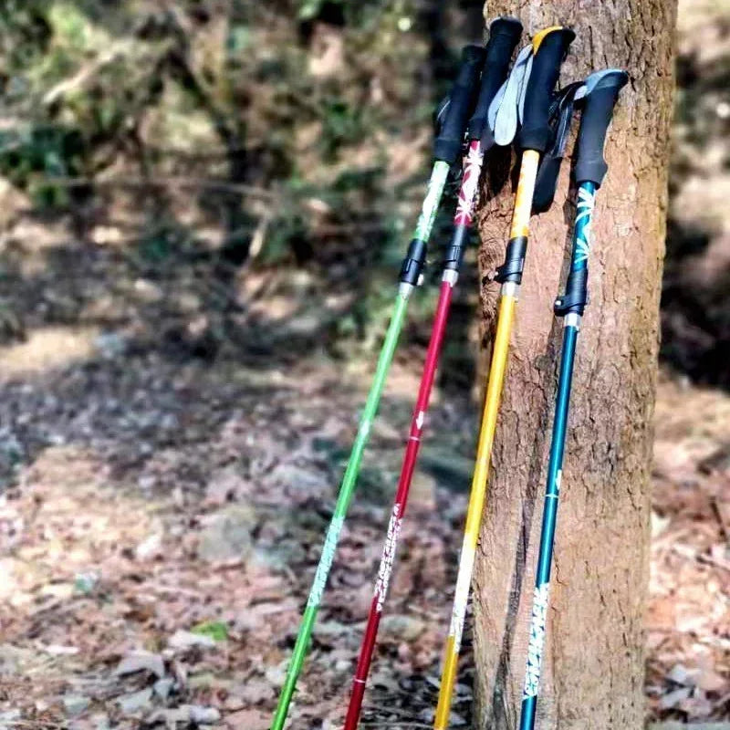 2PCS Ultralight Foldable Trekking Poles