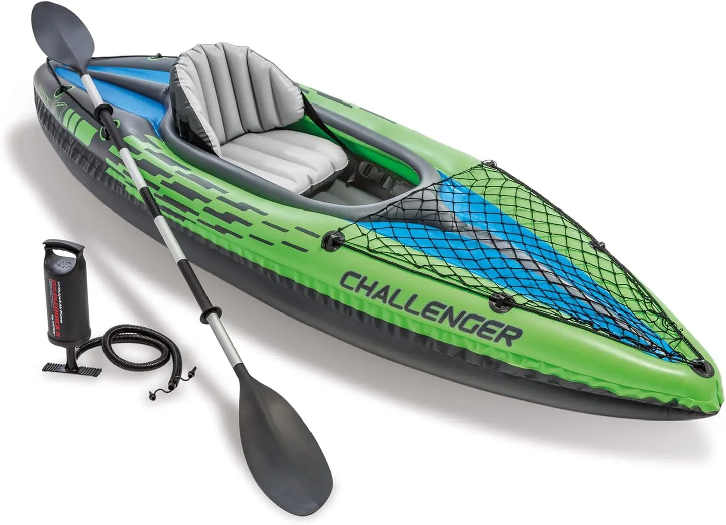 Challenger Inflatable Kayak Includes 86in Kayak Paddles and High-Output Pump