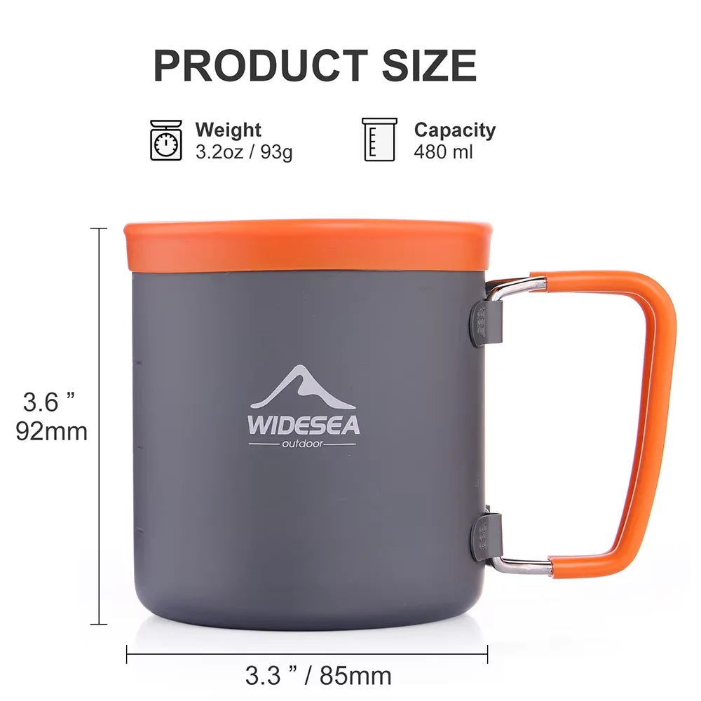 Camping Aluminum Cup Outdoor Mug