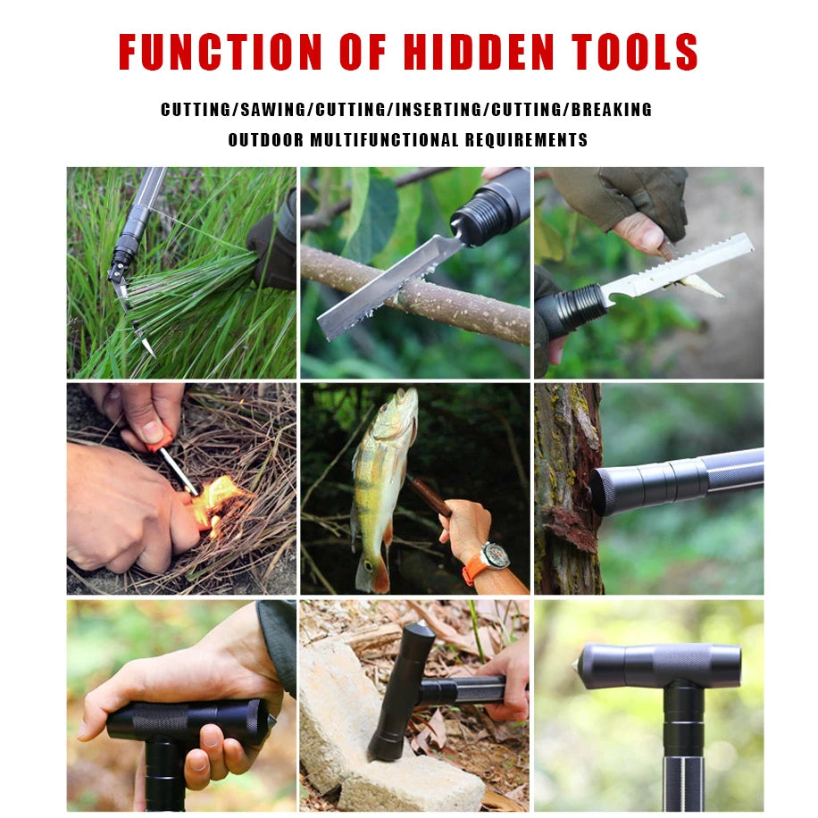 Multifunction Walking Hiking Stick
