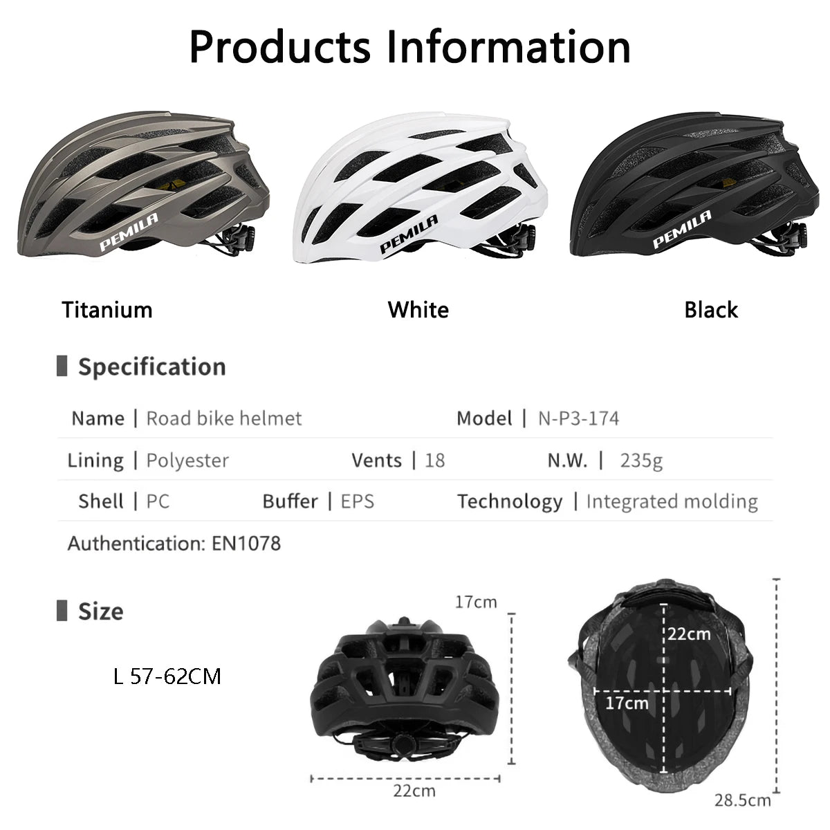 PEMILA New Ultralight Cycling Helmet Road Mtb Cycling Helmet Safety Cap Racing Bike Equipments Women Men In-Mold Bicycle Helmet