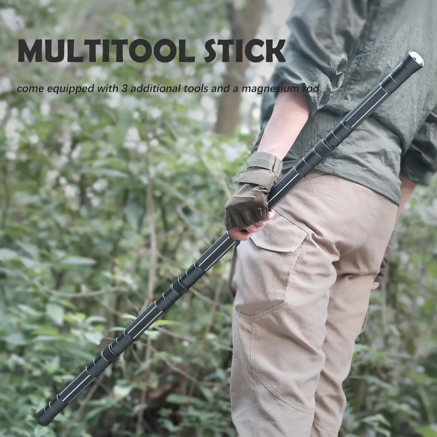 Multifunction Walking Hiking Stick