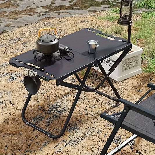 Camping Folding Table for Practical Use Outdoors, Space-Saving Design, High Load Capacity, Lightweight Folding Picnic Table