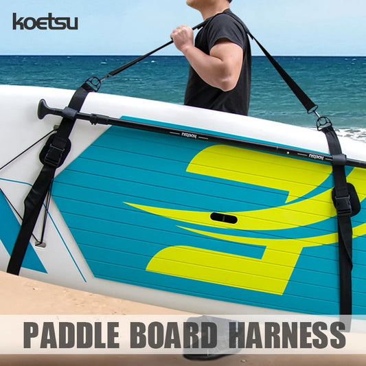 KOETSU Adjustable SUP Paddle Board Shoulder Strap - Comfortable Surfboard Carrying Belt - Ideal Transport Accessory